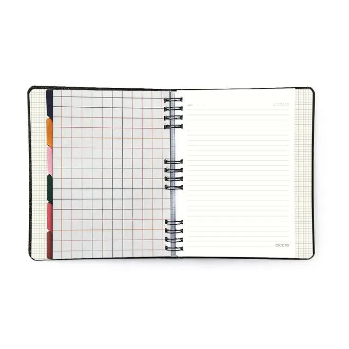 Caderno Organizador Duo Pautado & Pontado