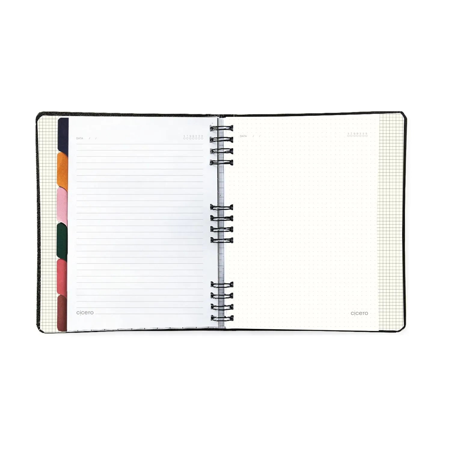 Caderno Organizador Duo Pautado & Pontado