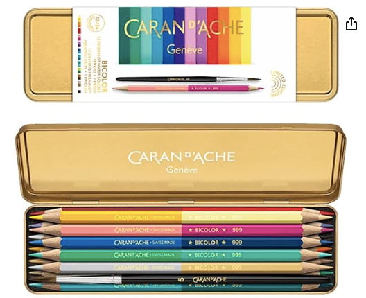 Estojo Caran d'Ache Prismalo Bicolor Rainbow