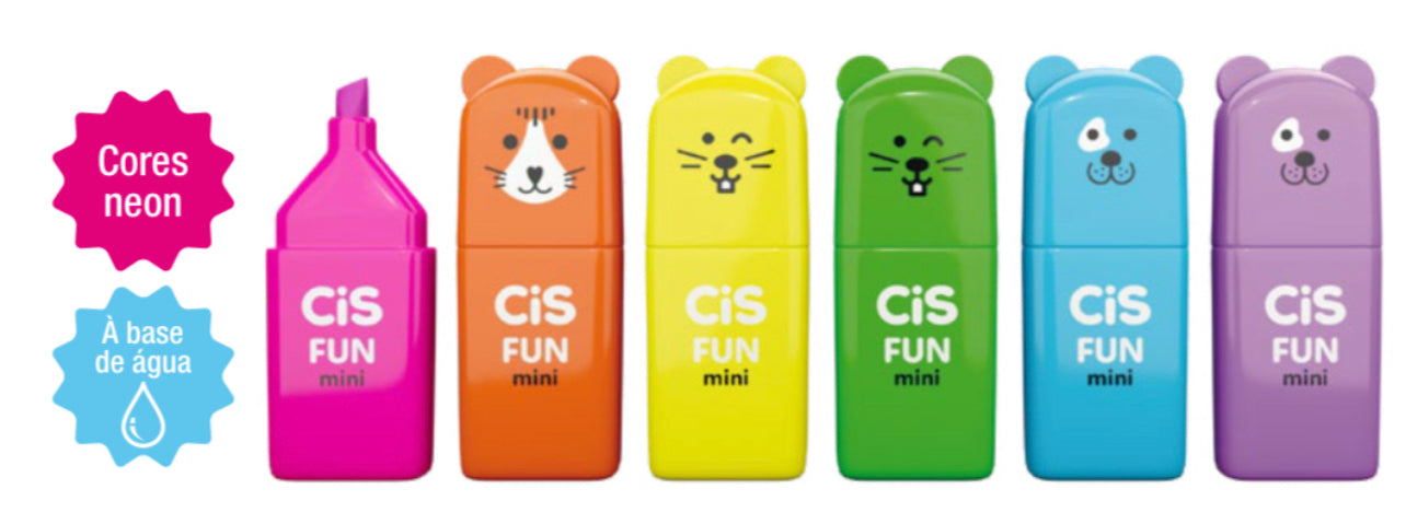 Marca Texto Mini CIS Fun