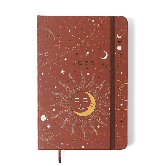 AGENDA PLANNER CICEROS 2025 ASTRAL DIARIA 14X21 ECLIPSE CARAMELO